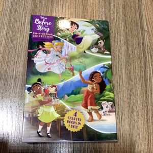 Disney Before the Story Chapter‎ Book Collection Mulan Cinderella Moana Tiana